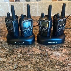 Black Two-Way Radio Set